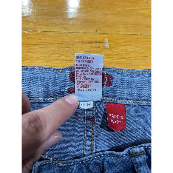 Smith's Jeans Women's Size 12 Blue High Rise Bootcut Denim Western Rodeo Boho - Picture 3 of 8